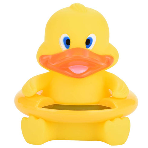 Dan&Dre 6 Styles Baby Bath Thermometer, LED Temperature Display, Floating Cute Animal Thermometer (Yellow)