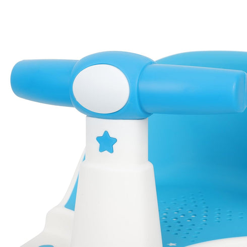 BESPORTBLE Bath Seat for Months Sit-up Shower Chair with Backrest Non-Slip Bathing Stool for Feeding Shampoo