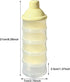 Manwetye 2 5 PCS Layers Baby Milk Powder Pots, Formula Dispenser Portable Milk Powder Formula Dispenser Container Pot