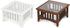1:12 Dollhouse Coffee Table Miniature Furniture Scale Wooden Tea Table Square Shape Side Tables Acrylic Tabletop Props