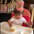 Infant Baby 1st Birthday Party Hat - Princess Hairband Baby Girl Flower Delicate Hair Accessories Crown, Pink, Small