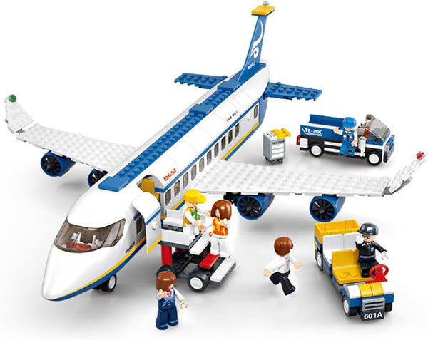 Building Blocks City Airplane Station Toy, 463 Pieces, STEM Learning Kits for Boys 6-12, Birthday Gift for Children