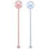 GKOXUQ Baby Milk Powder Stirrer Lovely Stir Stick Mixing Rod with Over-Heat Reminding Silicone Mixing Accessory