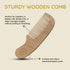 Everything Littles Set 3 Pack Wooden Baby Brush - | Massage Brush, Soft Goat Hair Cradle Cap Brush & Sturdy Wooden Comb