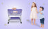 2 18 inches (DP601PURPLE) Anivia Doll Bed Furniture Function Toy, Doll Bed and Doll Swings Together for Baby Dolls