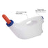 4L Calf Bottle with Handle, Nursing Milk Feeder, Goat Bottle, White Thickened Feeding Bottle for Farm Household Cattle