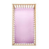 Pro Goleem Satin Soft Crib Sheet for Baby with Sensitive Hair, Silky Pink Fitted Sheet 52’’x28’’x8’’ for Girls