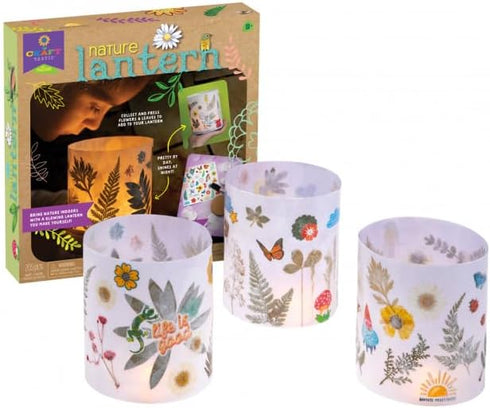 8+ Craft-Tastic Nature Lantern - Nature DIY Craft Kit - Outdoor Crafting Fun - Bring Nature Inside - Comes