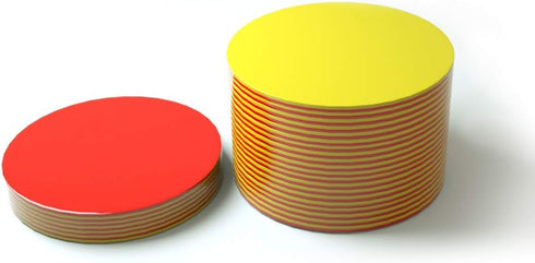 Plastic Two-Color Counter, Red/Yellow, Educational Math Classroom Supplies, Pack of 200