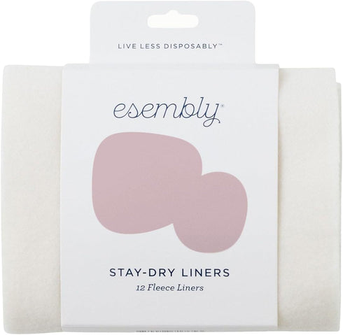Esembly Cloth Diaper Stay-Dry Fleece Diaper Liner, Moisture-Wicking, Keeps Baby Dry, Prevents