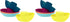 Boon Fleet Toddler Bath Tub Water Stacking Boat Toy Set for Kids