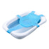 Baby Bath Seat Support Net, Newborn Bath Cushion Pad, Anti-Slip Infant Bathtub Sling for 0-18 Months Light Blue