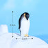 MAOMIA Cute Ocean Animal Penguin Model Collection Playset, Realistic Penguin Figurines for Easter Eggs Cake Toppers