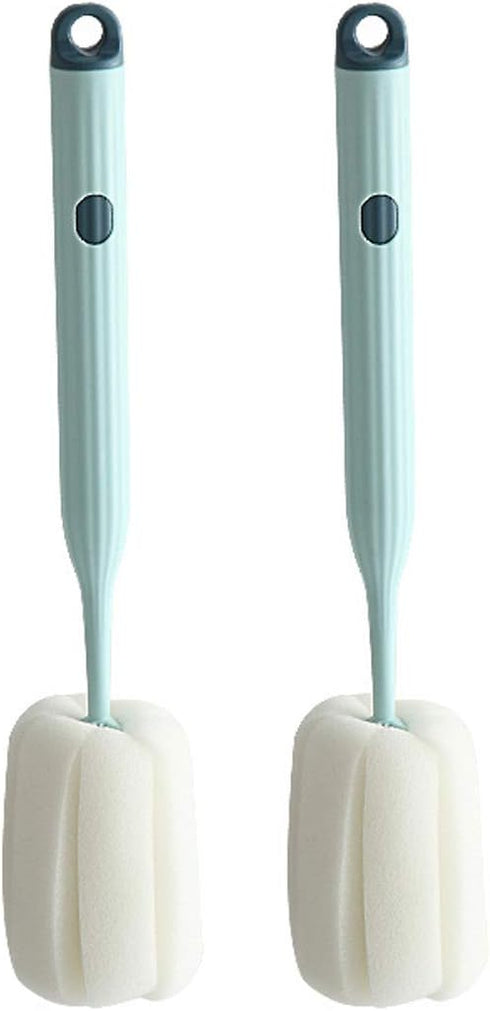 Bottle Soft Brush - 2Pcs Sponge Bottle Brush, Soft and Easy to Clean, Baby Bottle Sponge Brush for Stain Residue