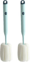 Bottle Soft Brush - 2Pcs Sponge Bottle Brush, Soft and Easy to Clean, Baby Bottle Sponge Brush for Stain Residue