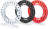 RCLIONS 4pcs Aluminum 1.9inch RC Beadlock Wheel Rim Replacement Ring for 1/10 RC Crawler Car Wheels/Rims, Black