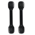 Fursafe&Q Cabinet Locks Baby Proofing, Child Safety Strap Locks Adhesive Black -