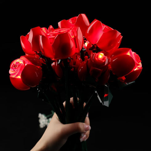 Kyglaring LED Light Kit for Lego Icons Roses Bouquet 2024 Building Set, Lighting Kit Designed for Lego 10328 Botanical