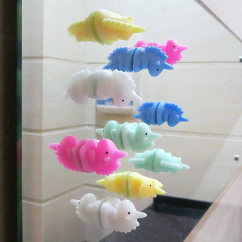 Unicorn Mochi Squishy Hand Toys - Mini Mochi Squishies Squeeze Toy Birthday Party Favors for Kids, Pack of 10