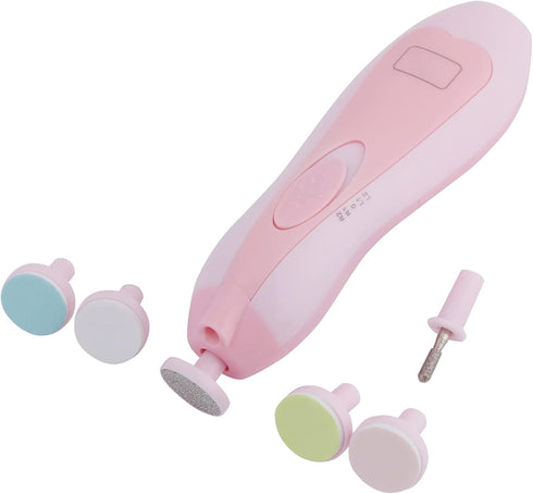 Trimmer 6 Tyenaza Baby Nail Electric, Baby Nail Clippers Nail File Kit with Grinding Pads, Trim Polish Grooming