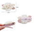 Cherrboll Flower Hair Clips Set - 3pcs Floral Hair Bow Accessories for Baby Girl Toddlers Teen Gifts