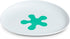 doddl Baby and Toddler Plate with Non-Slip Base, Ergonomic Dishes for Self Feeding, Dishwasher Safe, BPA Free (White &