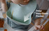 otterlove Silicone Baby Bibs, Pack of 2 with No Fillers and Wide Food Catching Pocket in Mint and Smoke