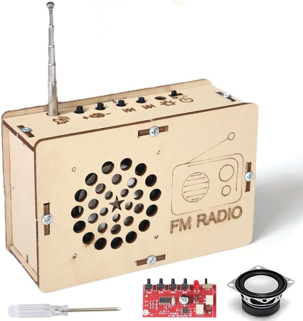 STEM Science Kits for Kids Age 6-18, Build Your FM Radio Kit, DIY Electronic Circuits Projects for Boys and Girls