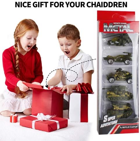 Diecast Military Vehicles Truck Set, Alloy Army Model Toys, Trucks, Tank, Helicopter, Mini Toy Car for Kids 3-6