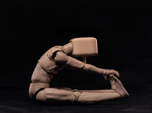 1/12 Scale Muscle Male Action Figure, 6in Flexible Strong Notaman Square Head Miniature Figure