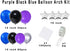 Blue Black Purple Balloon Arch Garland Kit - 125PCS for Video Game Birthday Decorations