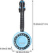 ibasenice 3pcs Inflatable Rock Star Balloons, 80s 90s Party Decoration, Inflatable Musical Instrument Party Props
