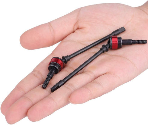 RC Car Drive Shaft, 4 Pcs Hard Steel Front Axle for SCX10 Remote Control Car Model Accessory Parts