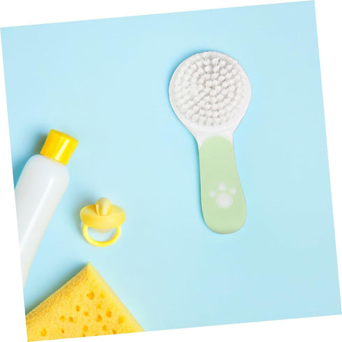 HAKIDZEL Set 2-Piece Hair Brush and Comb Soft Bristles Grooming Kit for Newborns and Toddlers for Cap Care and Registry