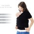 40 lbs Baby wrap Carrier,Softness Organic Cotton,Breathable Adjustable Strap Baby Hold Carrier for Newborn Up