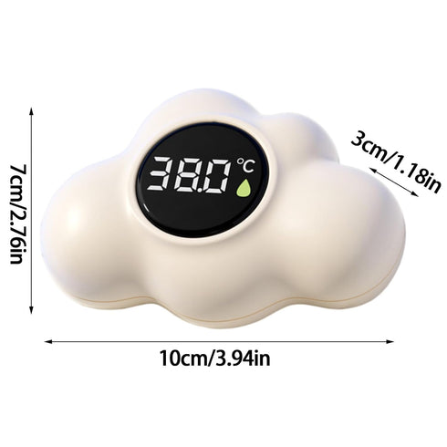 Generic Swimming Swimming Bathtub Temperature Gauge Waterproof Elegant Floating Sensor, Cloud, Shape Water LED Display