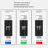 Generic G1/2 LED Shower Head with Real-Time Water Temperature Display, for Hydro Power Generation, Color Indicator