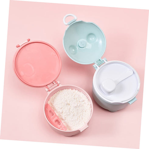 SECFOU Portable Formula Dispenser Compact Milk Powder Container for Travel Capacity Leak Safe Material for Outdoor