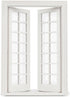 1: 12 28 Dollhouse Accessories Miniature Windows Scale Furniture Window Frame Model Panes Dollhouse Decoration Fiary