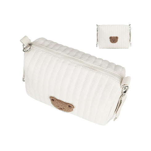 Genrico Diaper Bag Organizer - Bear Design Foldable Packing Pouch | Portable Item