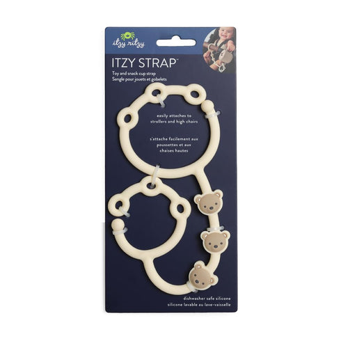 Itzy Ritzy Toy & Snack Cup Strap Adjustable Strap for Keeping Baby's Toys Nearby BPA-Free Silicone Tether