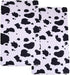 Soft Skin-friendly Printed Crib Sheet for Boys Girls, 2 Pack Fitted Crib Mattress Sheet (White Cow)