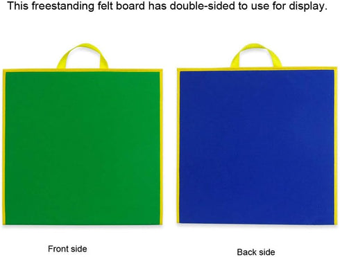 Foldable Felt Flannel Board Quiet Book for Kids, Freestanding Felt Board for Toddler Activities and Travel Play Kits
