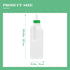 1 Set Lamb Feeding Bottle, Plastic Animal Milk Bottle for Sheep, Calf, Goat, Pet Feeding Container