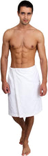 TowelSelections Mens Cotton Shower Wrap Adjustable Terry Velour Spa Bath Towel Wrap