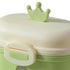 harayaa Formula Dispenser Milk Powder Storage Box with Double Compartments Leakproof Lid Spoon Included Portable Design
