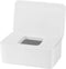 DEF Wipes Dispenser - Polypropylene Baby Wipes Case, Keeps Wet Tissue Fresh, Easy Open and Close, Non-Slip (White)