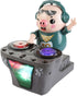 DJ Pig - Funny Musical Toy for Toddlers, Scratch DJing Pig with Dynamic Music and Colorful Lights