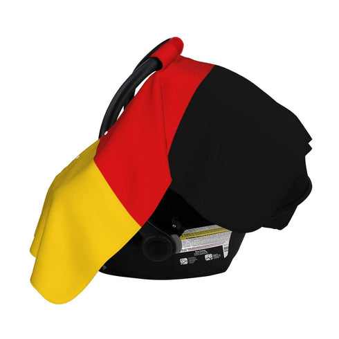 Zhbvncp Germany Flag Baby Car Seat Cover & Breastfeeding Nursing Cover - Breathable Stretch Fabric Multi-Use Nursing