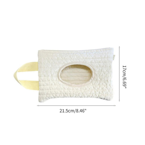 PATOFIN Wet Wipes Portable Bag, Cute Bear Pattern Flip Top Wipes Case, Soft Cotton Travel Wipes Container for Diaper